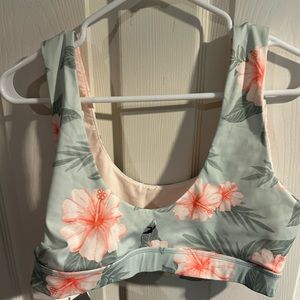 Glyder sports bra - new with tags.  Tropical bloom size cl